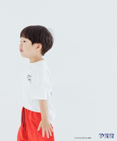 LOWRYS FARM(ローリーズファーム)の「PEZキャラTシャツショートスリーブ 963588(Tシャツ/カットソー・キッズ・イエロー/ホワイト/オフホワイト・130cm/110cm/150cm/120cm/140cm)」の7枚目の写真
