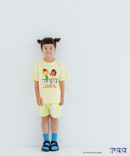 LOWRYS FARM(ローリーズファーム)の「PEZキャラTシャツショートスリーブ 963588(Tシャツ/カットソー・キッズ・イエロー/ホワイト/オフホワイト・130cm/110cm/150cm/120cm/140cm)」の8枚目の写真