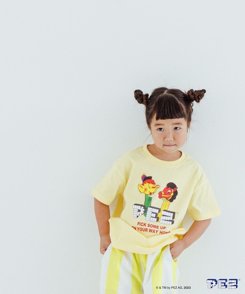 LOWRYS FARM(ローリーズファーム)の「PEZキャラTシャツショートスリーブ 963588(Tシャツ/カットソー・キッズ・イエロー/ホワイト/オフホワイト・130cm/110cm/150cm/120cm/140cm)」の10枚目の写真