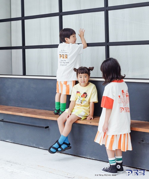 LOWRYS FARM(ローリーズファーム)の「PEZキャラTシャツショートスリーブ 963588(Tシャツ/カットソー・キッズ・イエロー/ホワイト/オフホワイト・130cm/110cm/150cm/120cm/140cm)」の12枚目の写真