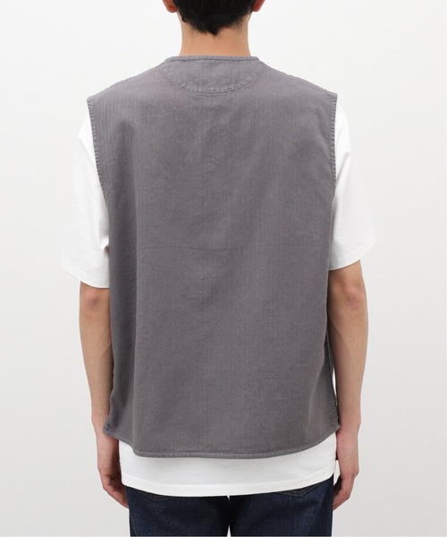JOURNAL STANDARD（ジャーナルスタンダード）の「《追加》リネンベスト（ベスト・メンズ・ブラック/グレー/アイボリー・MEDIUM/LARGE）」の12枚目の写真