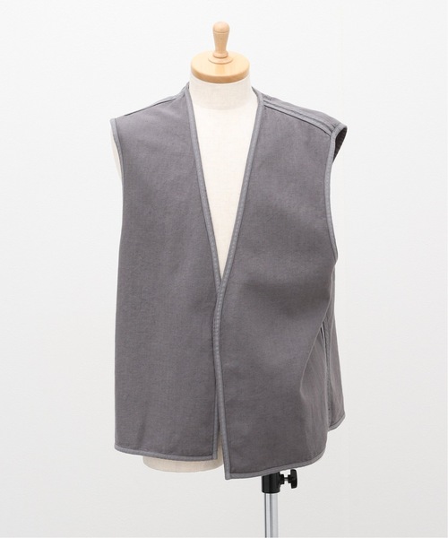 JOURNAL STANDARD（ジャーナルスタンダード）の「《追加》リネンベスト（ベスト・メンズ・ブラック/グレー/アイボリー・MEDIUM/LARGE）」の11枚目の写真
