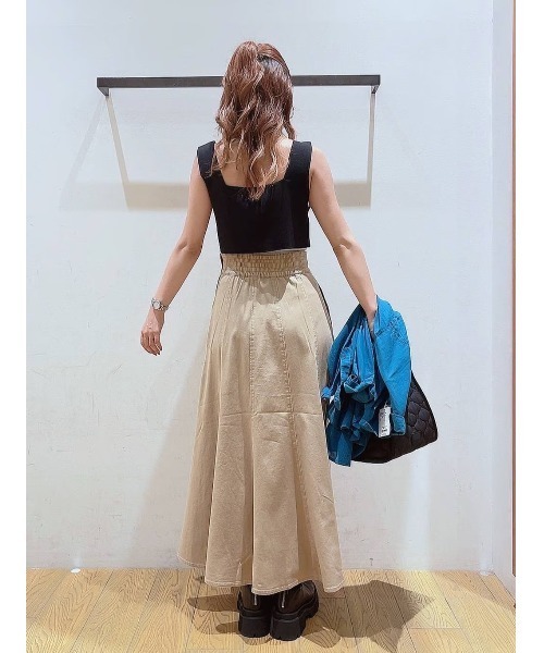 BAYFLOW（ベイフロー）の「２WAYニットビスチェ（ベスト・レディース・オフホワイト/ロイヤルブルー/ブラック・FREE）」の8枚目の写真