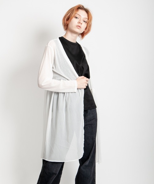 GGD ロングカーディガン 気負わ