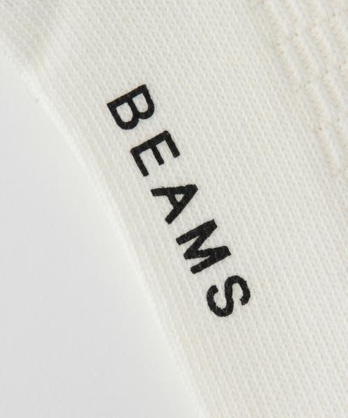 BEAMS（ビームス）の「BEAMS / リンクス 切替 クルーソックス（ソックス/靴下・メンズ・ホワイト/グレー/ブラック/ネイビー・ONE SIZE）」の12枚目の写真
