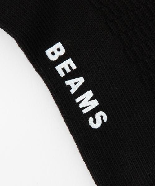 BEAMS（ビームス）の「BEAMS / リンクス 切替 クルーソックス（ソックス/靴下・メンズ・ホワイト/グレー/ブラック/ネイビー・ONE SIZE）」の8枚目の写真