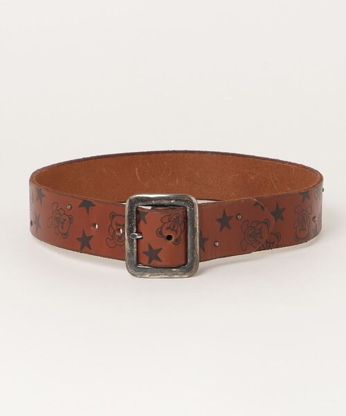 JOEYHYSTERIC OLD STUD HANDMADEレザーベルト ベア JOEYHYSTERIC OLD STUD HANDMADEレザーベルト ベア