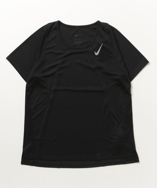 NIKE(ナイキ)の「ナイキ NIKE ナイキ DF レース S/S トップ(Tシャツ/カットソー・レディース・ブラック・S/M/L)」の1枚目の写真