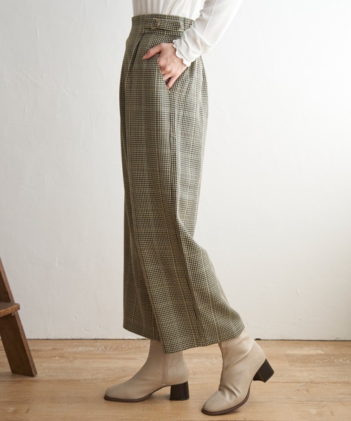 ikka(イッカ)の「サイドベルトワイドパンツ(その他パンツ・レディース・ブラック/その他1/ベージュ・M/S/L)」の10枚目の写真