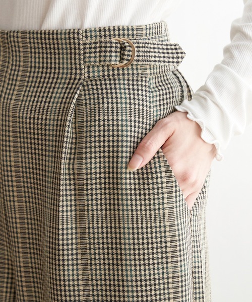ikka(イッカ)の「サイドベルトワイドパンツ(その他パンツ・レディース・ブラック/その他1/ベージュ・M/S/L)」の13枚目の写真