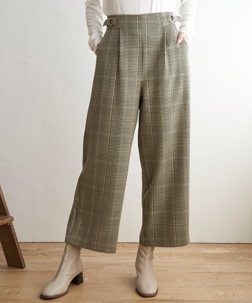 ikka(イッカ)の「サイドベルトワイドパンツ(その他パンツ・レディース・ブラック/その他1/ベージュ・M/S/L)」の18枚目の写真