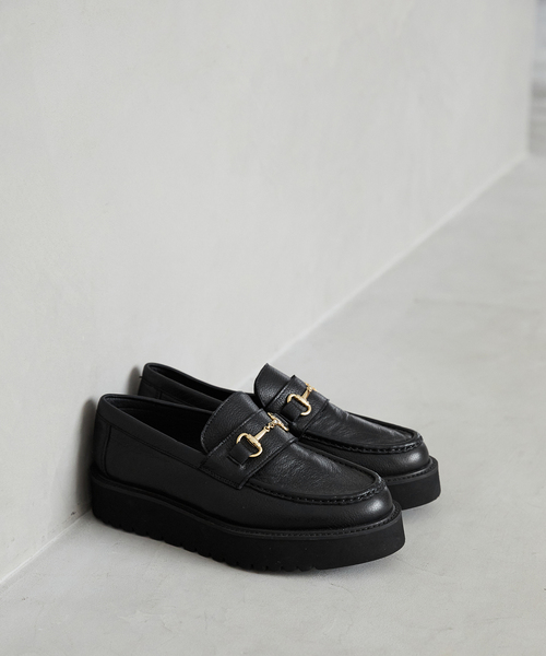 VERMEILpar ienaカミナンド別注PLATFORMBITLOAFERS