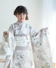 着物　ウタタネ　utatane 7歳 七五三7歳用着物はこせこセット ひよこ商店 レトロ古典（着物