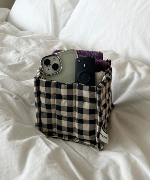 Me%（ミィパーセント）の「パフィーBOXケース S  973066（その他雑貨・レディース・ブラック/ピンク/グリーン/その他・FREE）」の2枚目の写真