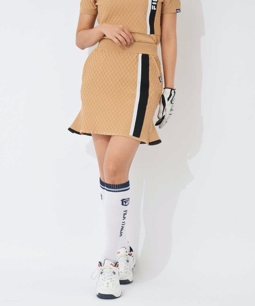 FILA GOLF(フィラゴルフ )の「【FILA GOLF:フィラゴルフ】レディースニットスカート ゴルフ(スカート・レディース・ベージュ/ブラック・SMALL/MEDIUM/LARGE/X-LARGE)」の16枚目の写真