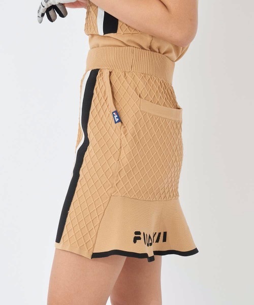 FILA GOLF(フィラゴルフ )の「【FILA GOLF:フィラゴルフ】レディースニットスカート ゴルフ(スカート・レディース・ベージュ/ブラック・SMALL/MEDIUM/LARGE/X-LARGE)」の18枚目の写真