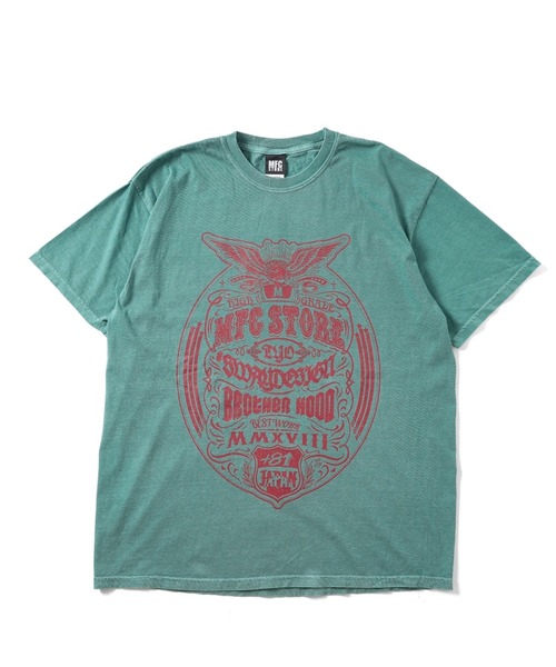 MFC STORE（エムエフシーストア）の「SWAY × MFC STORE 5th ANNIVERSARY PIGMENT S/S TEE（Tシャツ/カットソー・メンズ・ライトグリーン/ライトブルー/グレー/ライトブラウン/マスタード/サンドベージュ・M/L/XL/XXL）」の4枚目の写真