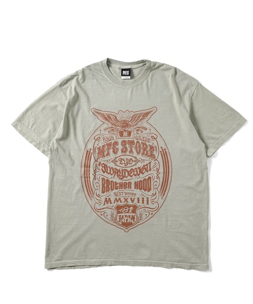 MFC STORE（エムエフシーストア）の「SWAY × MFC STORE 5th ANNIVERSARY PIGMENT S/S TEE（Tシャツ/カットソー・メンズ・ライトグリーン/ライトブルー/グレー/ライトブラウン/マスタード/サンドベージュ・M/L/XL/XXL）」の3枚目の写真