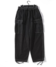 12oz デニム イージーカーゴパンツ