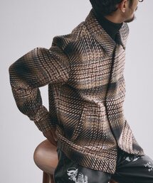 EDIFICE | 【DEVEAUX / デヴォー】バスケット チェック トラッカー ジャケット(ブルゾン)