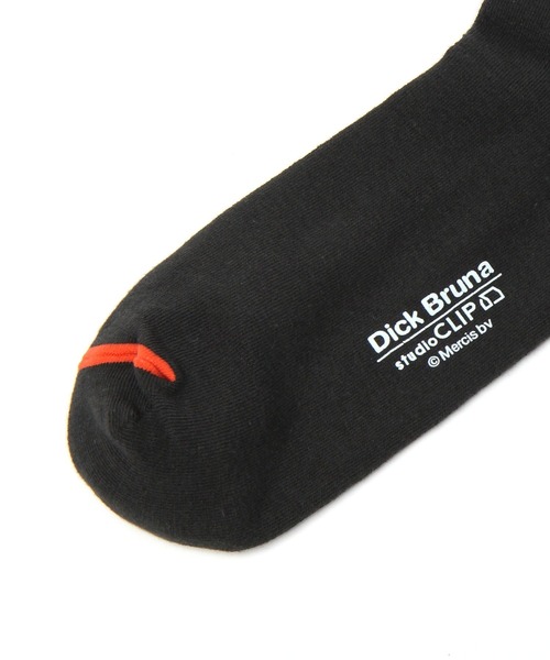 studio CLIP（スタディオクリップ）の「バイカラージャガードソックス【Dick Brunaコラボ】（ソックス/靴下・レディース・ライトグレー/チャコール・FREE）」の5枚目の写真
