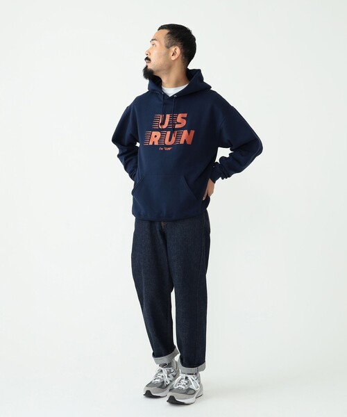 THE DAY（ザデイ）の「THE DAY × BEAMS PLUS / 別注 Pullover Sweat Hoodie（パーカー・メンズ・レッド/ネイビー・L/M/XL）」の13枚目の写真