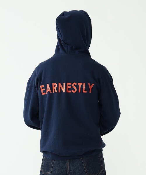 THE DAY（ザデイ）の「THE DAY × BEAMS PLUS / 別注 Pullover Sweat Hoodie（パーカー・メンズ・レッド/ネイビー・L/M/XL）」の17枚目の写真