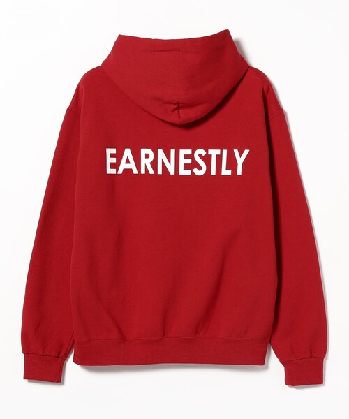 THE DAY（ザデイ）の「THE DAY × BEAMS PLUS / 別注 Pullover Sweat Hoodie（パーカー・メンズ・レッド/ネイビー・L/M/XL）」の3枚目の写真