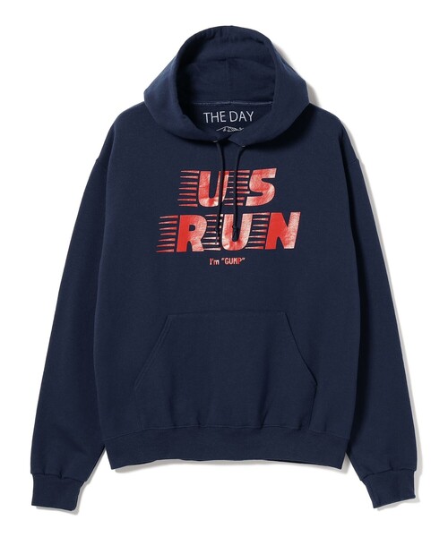 THE DAY（ザデイ）の「THE DAY × BEAMS PLUS / 別注 Pullover Sweat Hoodie（パーカー・メンズ・レッド/ネイビー・L/M/XL）」の5枚目の写真