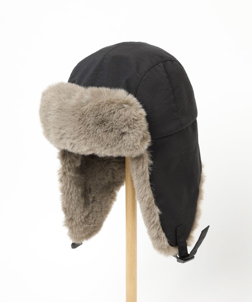 LEPSIM（レプシィム）の「フライトキャップ　973504（キャップ・レディース・ブラック/カーキ・ONE SIZE）」の3枚目の写真