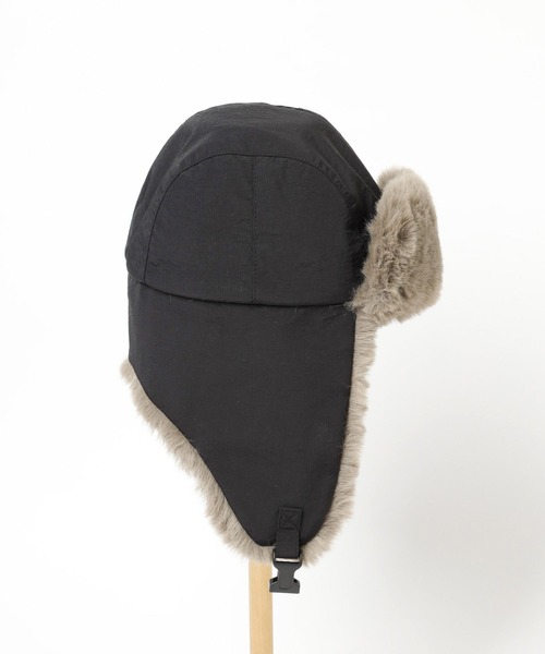 LEPSIM（レプシィム）の「フライトキャップ　973504（キャップ・レディース・ブラック/カーキ・ONE SIZE）」の7枚目の写真