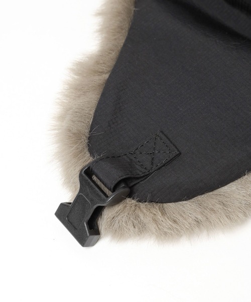 LEPSIM（レプシィム）の「フライトキャップ　973504（キャップ・レディース・ブラック/カーキ・ONE SIZE）」の8枚目の写真