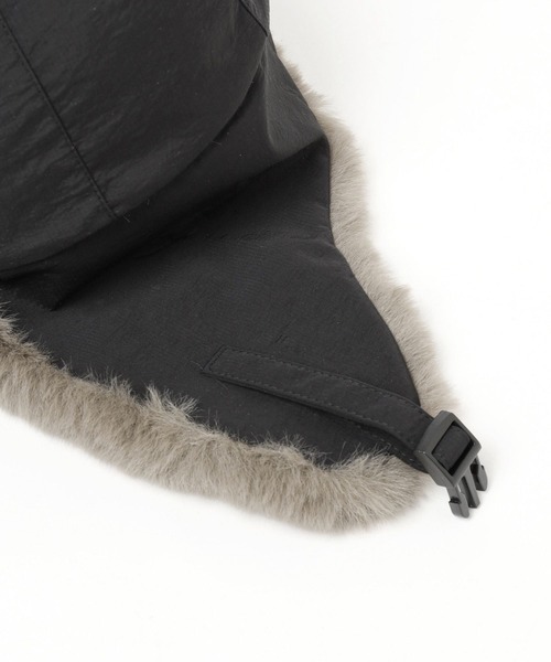 LEPSIM（レプシィム）の「フライトキャップ　973504（キャップ・レディース・ブラック/カーキ・ONE SIZE）」の9枚目の写真