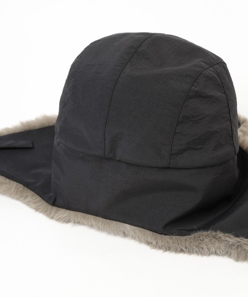 LEPSIM（レプシィム）の「フライトキャップ　973504（キャップ・レディース・ブラック/カーキ・ONE SIZE）」の10枚目の写真