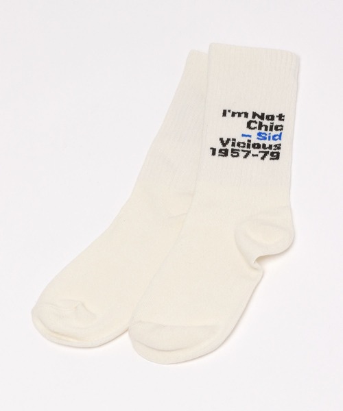 ALAND(エーランド)の「【UNISEX】ALAND/サイドジャカードSOX 2974227(ソックス/靴下・レディース・ホワイト・FREE)」の2枚目の写真