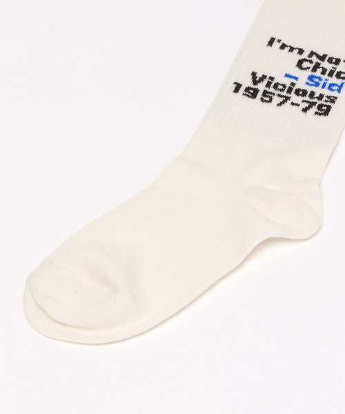 ALAND(エーランド)の「【UNISEX】ALAND/サイドジャカードSOX 2974227(ソックス/靴下・レディース・ホワイト・FREE)」の5枚目の写真