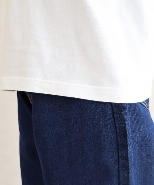 Social GIRL（ソーシャルガール）の「筆記体ロゴロングTシャツ（Tシャツ/カットソー・レディース・ブラック/ホワイト・S/M/L）」の7枚目の写真