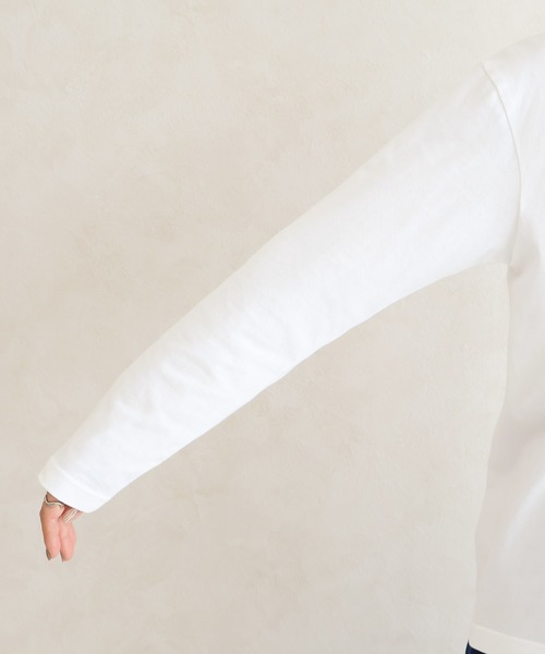 Social GIRL（ソーシャルガール）の「筆記体ロゴロングTシャツ（Tシャツ/カットソー・レディース・ブラック/ホワイト・S/M/L）」の3枚目の写真