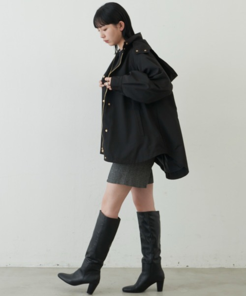 Aunt Marie's(アントマリーズ)の「ヘリンボーンセンタープリーツショートパンツ(その他パンツ・レディース・ブラック/ブラウン・FREE)」の17枚目の写真