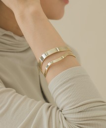 SMELLY | ウェーブダブルラインバングル(バングル/リストバンド)