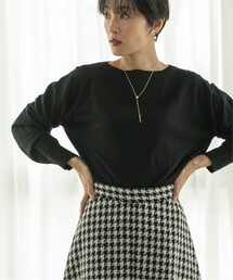 OPAQUE.CLIP | ボートネックニット ≪Filivivi/フィルビビ≫【洗濯機洗い可】(ニット/セーター)