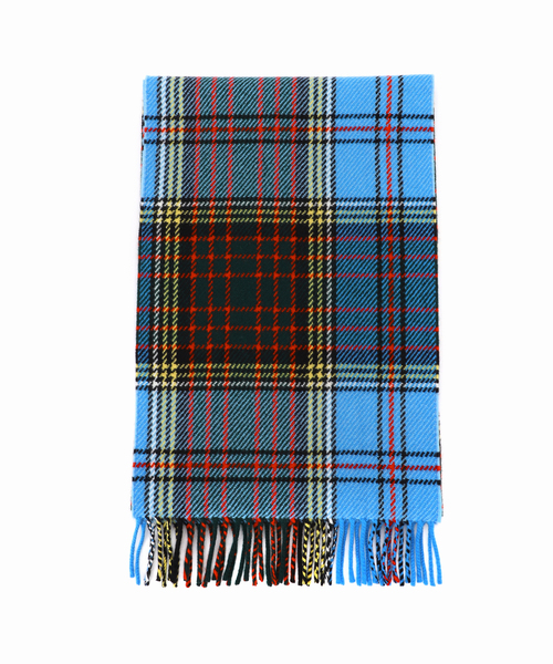 ジョシュアエリス　別注MERINO WOOL MUFFLER　ブルー Joshua Ellis（ジョシュアエリス）の「【Joshua Ellis