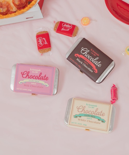 ACCOMMODE(アコモデ)の「チョコレートバーカードケース(カードケース・レディース・ピンク/ブラウン/ホワイト・FREE)」の15枚目の写真