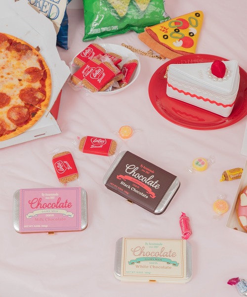 ACCOMMODE(アコモデ)の「チョコレートバーカードケース(カードケース・レディース・ピンク/ブラウン/ホワイト・FREE)」の14枚目の写真