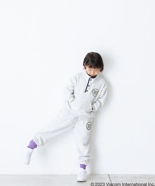 LOWRYS FARM（ローリーズファーム）の「ＭＴＶフリースプルオーバー　986960（パーカー・キッズ・アイボリー/ブラック/パープル・150cm/140cm/130cm/110cm/120cm）」の9枚目の写真