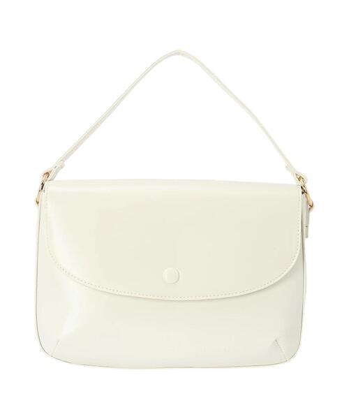 Lugnoncure(ルノンキュール)の「フラップミニショルダーバッグ(ハンドバッグ・レディース・ベージュ/オフホワイト/ブラック・F)」の10枚目の写真