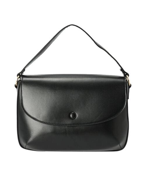 Lugnoncure(ルノンキュール)の「フラップミニショルダーバッグ(ハンドバッグ・レディース・ベージュ/オフホワイト/ブラック・F)」の9枚目の写真