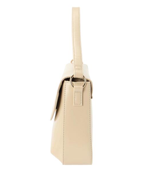 Lugnoncure(ルノンキュール)の「フラップミニショルダーバッグ(ハンドバッグ・レディース・ベージュ/オフホワイト/ブラック・F)」の11枚目の写真