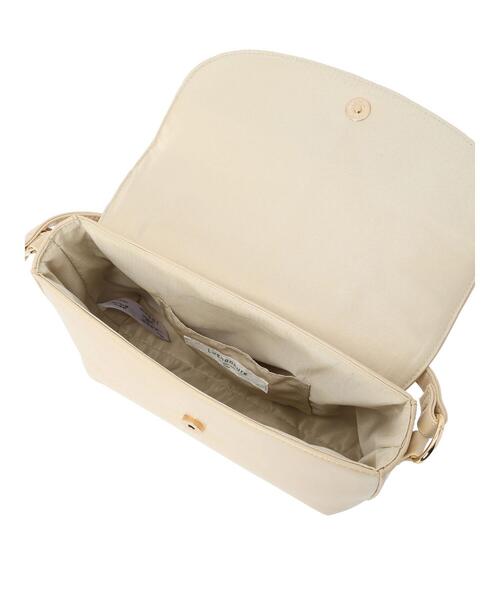 Lugnoncure(ルノンキュール)の「フラップミニショルダーバッグ(ハンドバッグ・レディース・ベージュ/オフホワイト/ブラック・F)」の14枚目の写真