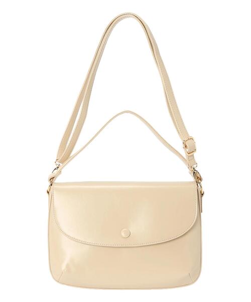 Lugnoncure(ルノンキュール)の「フラップミニショルダーバッグ(ハンドバッグ・レディース・ベージュ/オフホワイト/ブラック・F)」の15枚目の写真